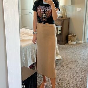 Abercrombie and Fitch knit midi skirt